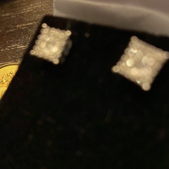 14kt. Gold Diamond Earrings Final Sale - Picture 11 of 17